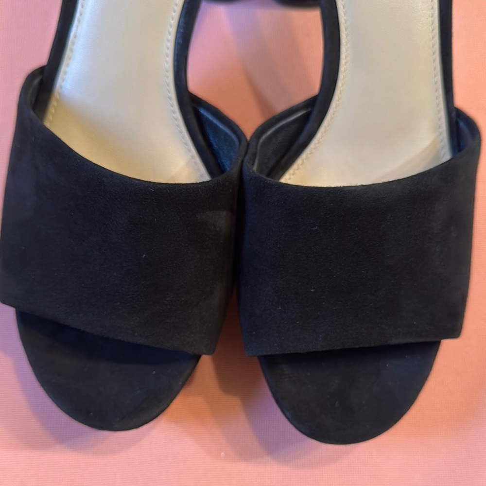 New Veronica Beard Black Women's Slide Sandals size 8. - Picture 2 of 10